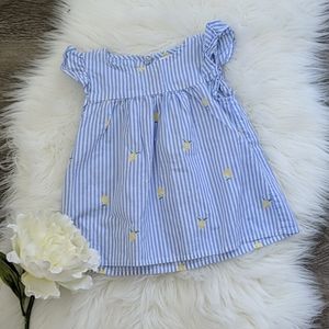 • oshkosh b'gosh • striped lemon blouse